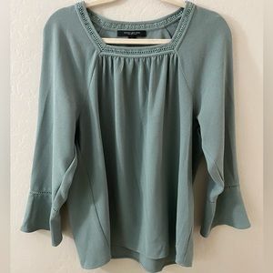 Marc New York Teal Blouse